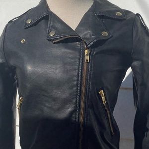 Faux Leather Jacket